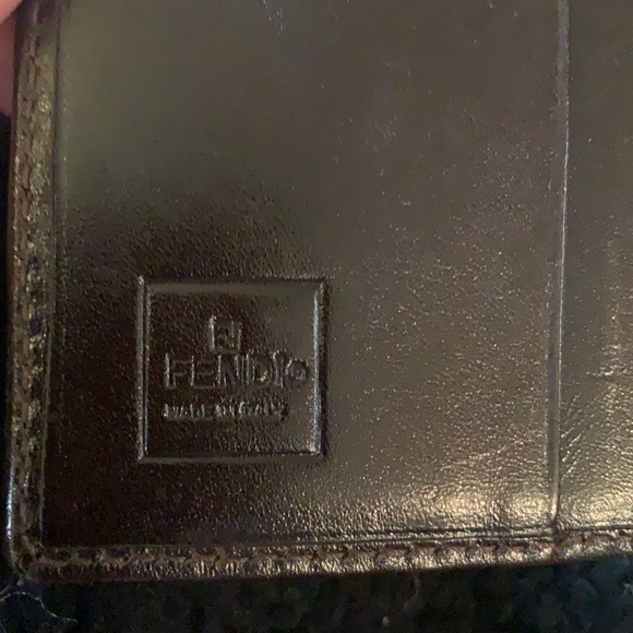 Vintage FENDI Zucca canvas & leather Authentic - Picture 9 of 11